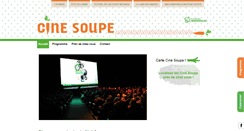 Desktop Screenshot of cinesoupe.com